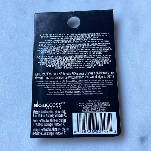 Swarovski | HotFix Combo Pack in Jet Silver & Night Crystals - Picture 6 of 7